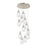 Innovations Malone 12Lt 6" CM Pendant, 24" Cpy, SN/SCL - 126-450-1P-SN-G450-6SCL