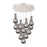 Innovations Owego 12Lt 5" CM Pendant, 24" Canopy, PN/SM - 126-451-1P-PN-G451-5SM