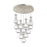 Innovations Owego 12Lt 5" CM Pendant, 24" Canopy, SN/CL - 126-451-1P-SN-G451-5CL