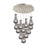 Innovations Owego 12Lt 5" CM Pendant, 24" Canopy, SN/SM - 126-451-1P-SN-G451-5SM