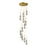 Innovations Milan 12Lt 4" CM Pendant, 24" Canopy, BS/SM - 126-452-1P-BB-G452-4SM