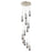 Innovations Milan 12Lt 4" CM Pendant, 24" Canopy, SN/SM - 126-452-1P-SN-G452-4SM