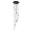 Innovations Crown Point 12Lt 24" Cord Multi Pend, BK/DS - 126B-12P-BK-G434-7DE
