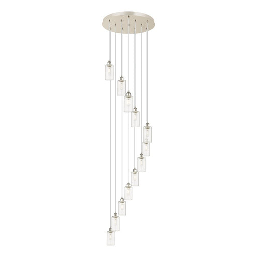 Innovations Crown Point 12Lt 24" Cord Multi Pend, PN/CL - 126B-12P-PN-G434-7CL
