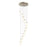 Innovations Crown Point 12Lt 24" Cord Multi Pend, SN/WH - 126B-12P-SN-G434-7WH