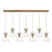 Innovations Newton Cone 7Lt 8" CL Pendant, BS/SD - 127-410-1PS-BB-G411-8SDY