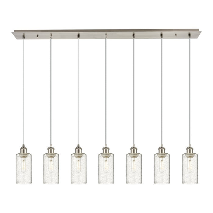 Innovations Crown Point 7Lt 49" Cord Linear Pend, SN/SD - 127B-7P-SN-G434-7SDY