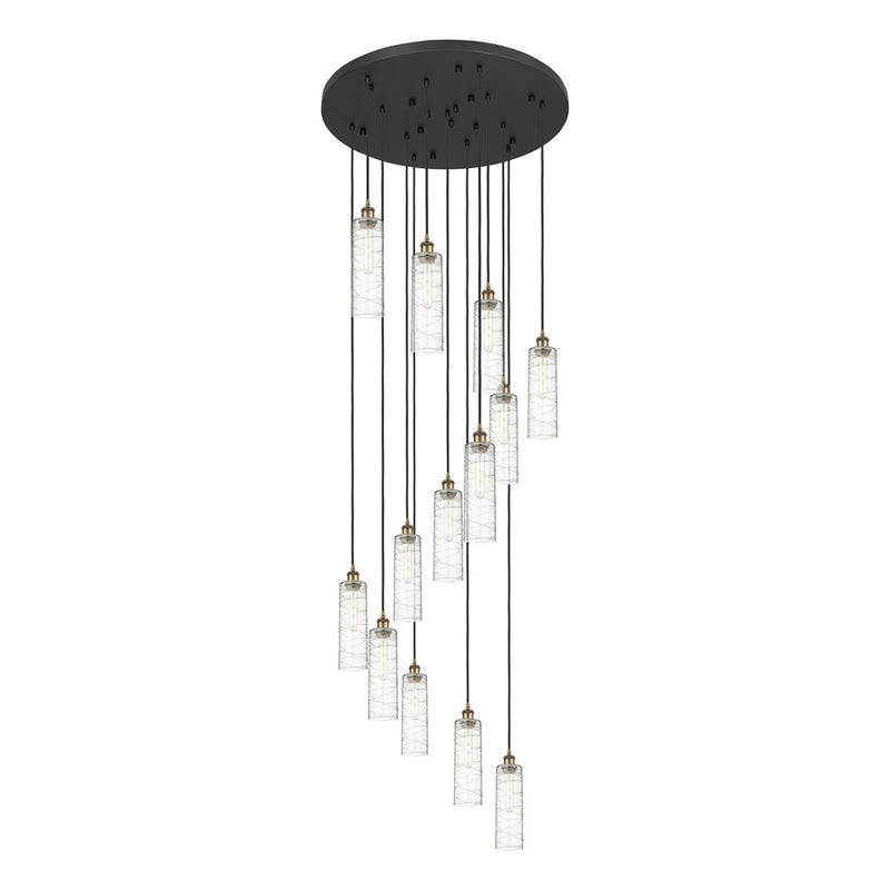 Innovations Crown 13Lt 32" Cord Multi Pend, BRS/DS - 132BK-B-13P-BB-G434-12DE