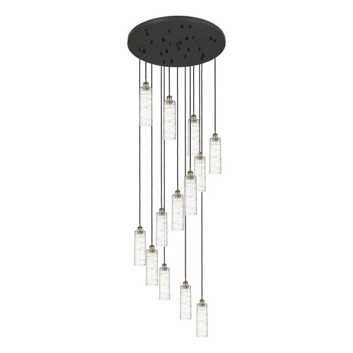 Innovations Crown 13Lt 32" Cord Multi Pend, BRS/DS - 132BK-B-13P-BB-G434-12DE