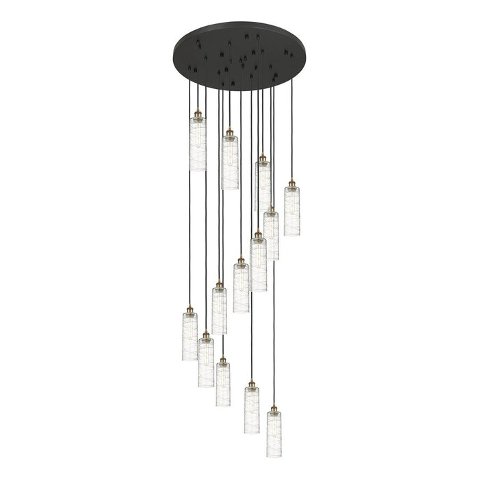 Innovations Crown 13Lt 32" Cord Multi Pend, BRS/DS - 132BK-B-13P-BB-G434-12DE