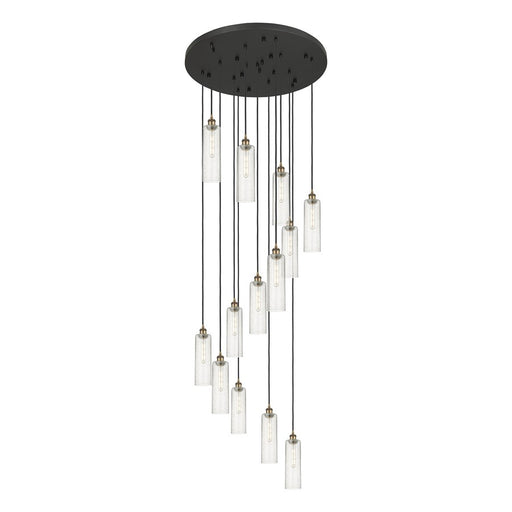 Innovations Crown 13Lt 32" Cord Multi Pend, BRS/SD - 132BK-B-13P-BB-G434-12SDY