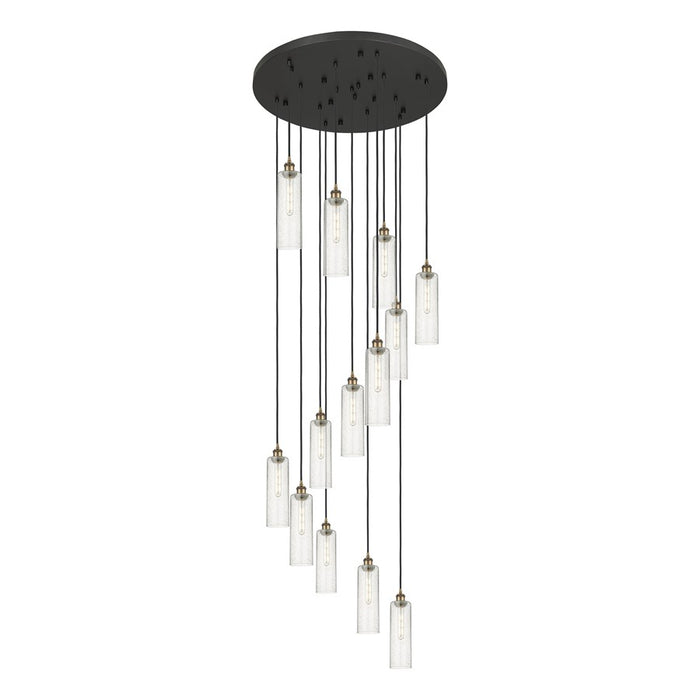 Innovations Crown 13Lt 32" Cord Multi Pend, BRS/SD - 132BK-B-13P-BB-G434-12SDY