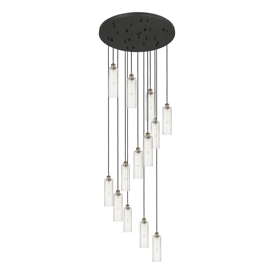 Innovations Crown 13Lt 32" Cord Multi Pend, BRS/SD - 132BK-B-13P-BB-G434-12SDY
