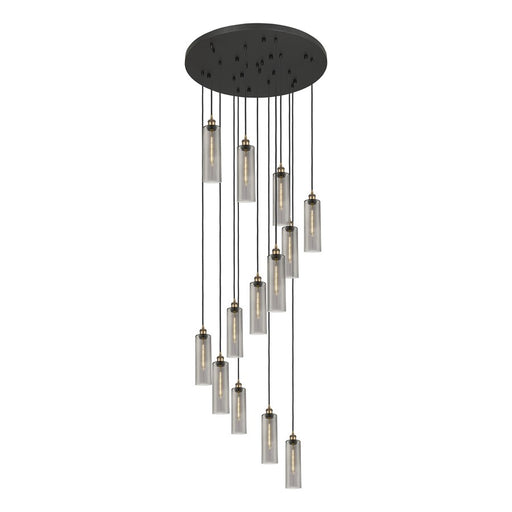 Innovations Crown 13Lt 32" Cord Multi Pend, BRS/SM - 132BK-B-13P-BB-G434-12SM