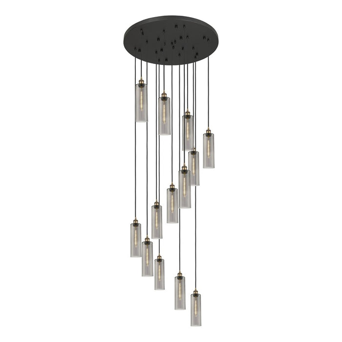 Innovations Crown 13Lt 32" Cord Multi Pend, BRS/SM - 132BK-B-13P-BB-G434-12SM