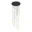 Innovations Crown 13Lt 32" Cord Multi Pend, BRS/WH - 132BK-B-13P-BB-G434-12WH