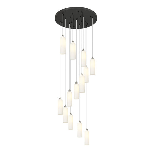Innovations Crown 13Lt 32" Cord Multi Pend, PN/WH - 132BK-B-13P-PN-G434-12WH