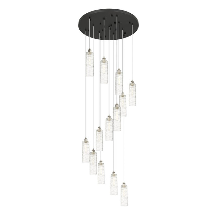 Innovations Crown 13Lt 32" Cord Multi Pend, SN/DS - 132BK-B-13P-SN-G434-12DE