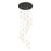 Innovations Crown 13Lt 32" Cord Multi Pend, SN/WH - 132BK-B-13P-SN-G434-12WH