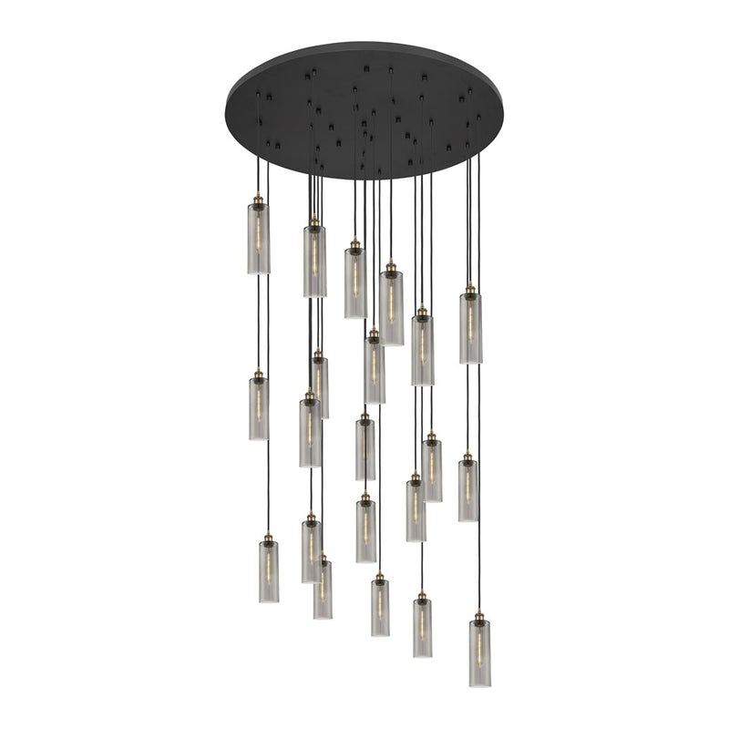 Innovations Crown 21Lt 48" Cord Multi Pend, BRS/SM - 148BK-B-21P-BB-G434-12SM