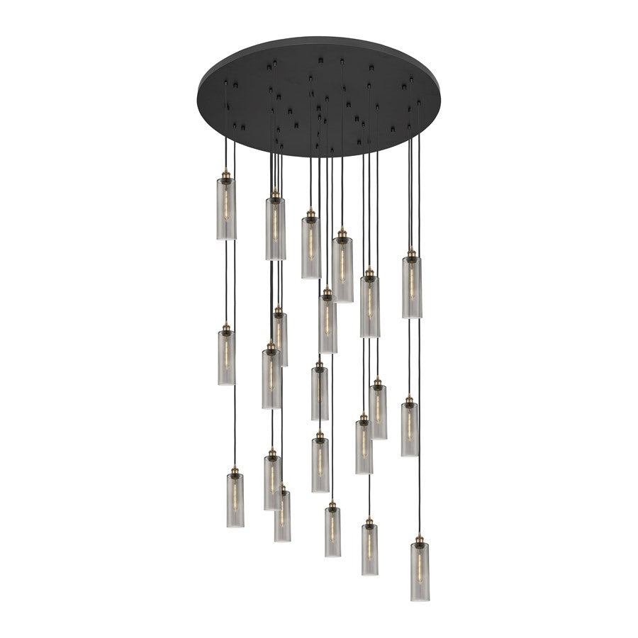 Innovations Crown 21Lt 48" Cord Multi Pend, BRS/SM - 148BK-B-21P-BB-G434-12SM