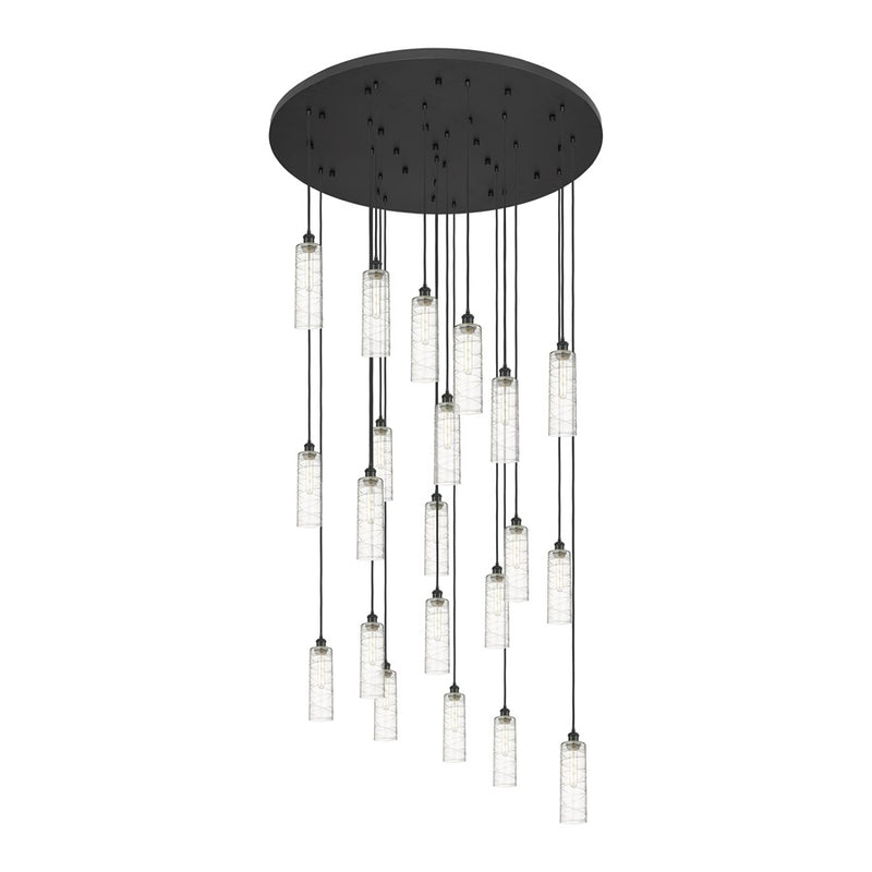 Innovations Crown 21Lt 48" Cord Multi Pend, BK/DS - 148BK-B-21P-BK-G434-12DE