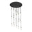 Innovations Crown 21Lt 48" Cord Multi Pend, BK/DS - 148BK-B-21P-BK-G434-12DE