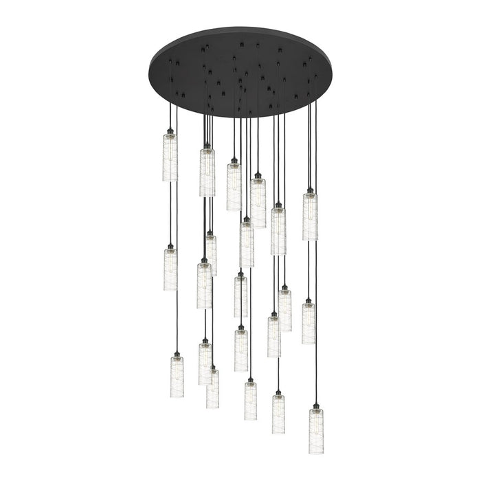 Innovations Crown 21Lt 48" Cord Multi Pend, BK/DS - 148BK-B-21P-BK-G434-12DE
