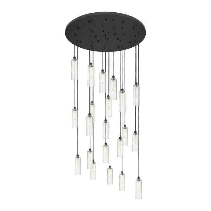 Innovations Crown 21Lt 48" Cord Multi Pend, BK/SD - 148BK-B-21P-BK-G434-12SDY