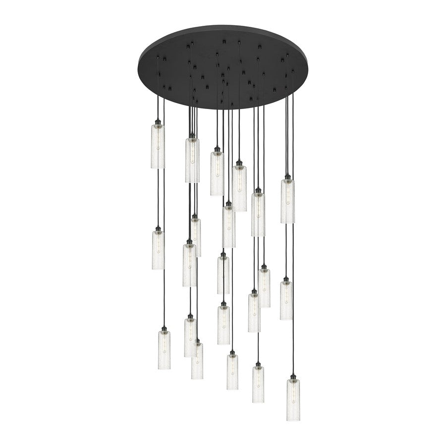 Innovations Crown 21Lt 48" Cord Multi Pend, BK/SD - 148BK-B-21P-BK-G434-12SDY