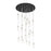 Innovations Crown 21Lt 48" Cord Multi Pend, PN/CL - 148BK-B-21P-PN-G434-12CL