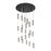 Innovations Crown 21Lt 48" Cord Multi Pend, PN/SM - 148BK-B-21P-PN-G434-12SM