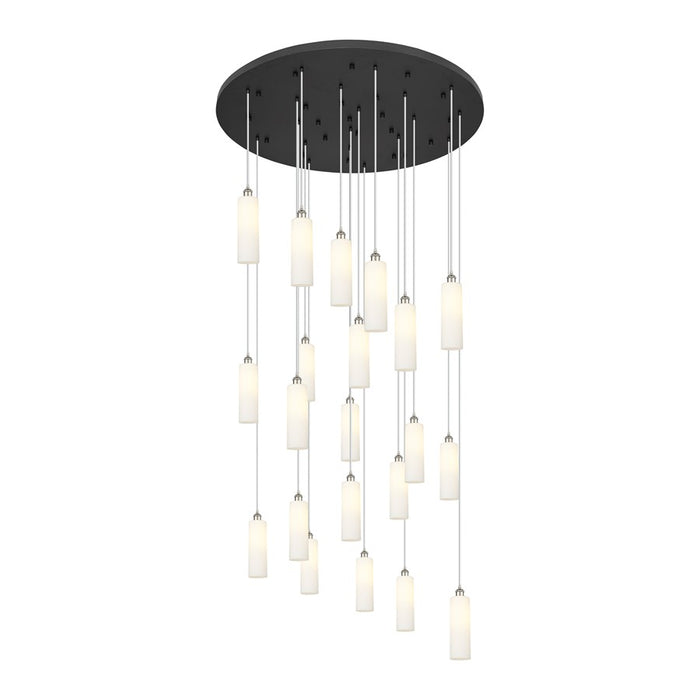 Innovations Crown 21Lt 48" Cord Multi Pend, PN/WH - 148BK-B-21P-PN-G434-12WH
