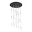 Innovations Crown 21Lt 48" Cord Multi Pend, SN/SD - 148BK-B-21P-SN-G434-12SDY
