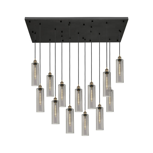 Innovations Crown 13Lt 54" Cord Multi Pend, BRS/SM - 154BK-B-13P-BB-G434-12SM
