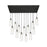 Innovations Crown 13Lt 54" Cord Multi Pend, BK/DS - 154BK-B-13P-BK-G434-12DE