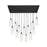 Innovations Crown 13Lt 54" Cord Multi Pend, BK/SD - 154BK-B-13P-BK-G434-12SDY
