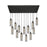 Innovations Crown 13Lt 54" Cord Multi Pend, BK/SM - 154BK-B-13P-BK-G434-12SM