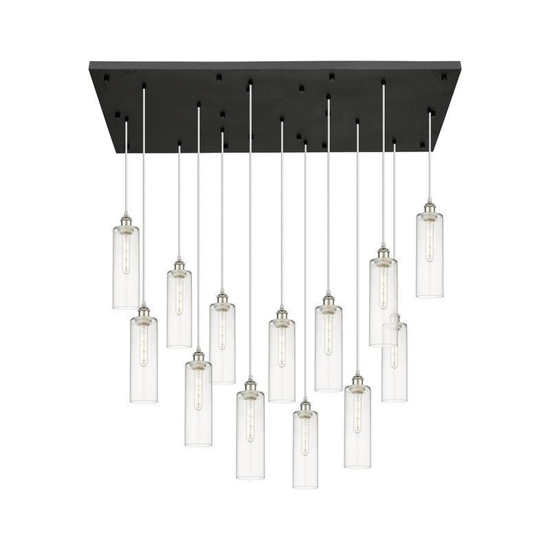 Innovations Crown 13Lt 54" Cord Multi Pend, PN/CL - 154BK-B-13P-PN-G434-12CL