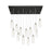 Innovations Crown 13Lt 54" Cord Multi Pend, SN/SD - 154BK-B-13P-SN-G434-12SDY