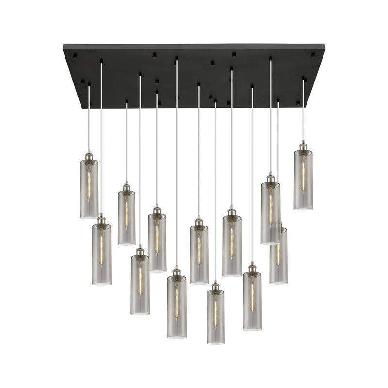 Innovations Crown 13Lt 54" Cord Multi Pend, SN/SM - 154BK-B-13P-SN-G434-12SM