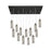 Innovations Crown 13Lt 54" Cord Multi Pend, SN/SM - 154BK-B-13P-SN-G434-12SM