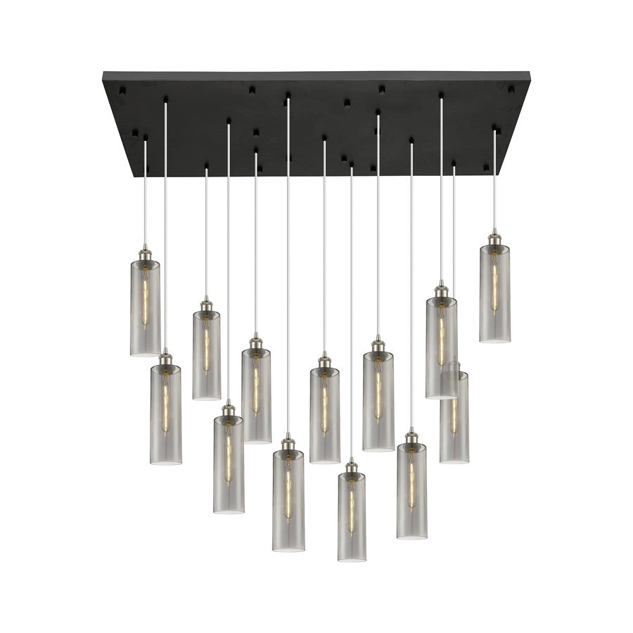 Innovations Crown 13Lt 54" Cord Multi Pend, SN/SM - 154BK-B-13P-SN-G434-12SM