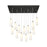 Innovations Crown 13Lt 54" Cord Multi Pend, SN/WH - 154BK-B-13P-SN-G434-12WH