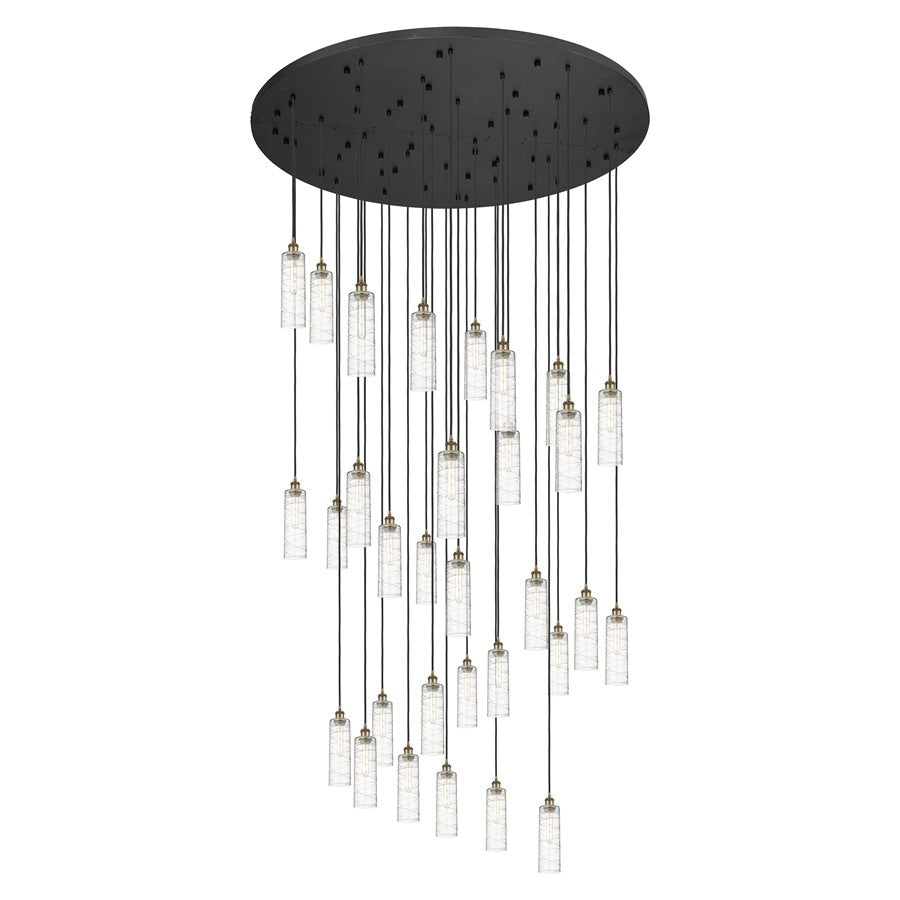 Innovations Crown 31Lt 60" Cord Multi Pend, BRS/DS - 160BK-B-31P-BB-G434-12DE