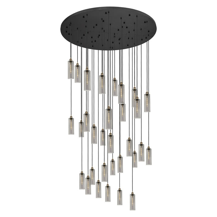 Innovations Crown 31Lt 60" Cord Multi Pend, BRS/SM - 160BK-B-31P-BB-G434-12SM