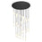 Innovations Crown 31Lt 60" Cord Multi Pend, BRS/WH - 160BK-B-31P-BB-G434-12WH