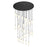 Innovations Crown 31Lt 60" Cord Multi Pend, BK/WH - 160BK-B-31P-BK-G434-12WH