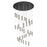 Innovations Crown 31Lt 60" Cord Multi Pend, PN/SM - 160BK-B-31P-PN-G434-12SM