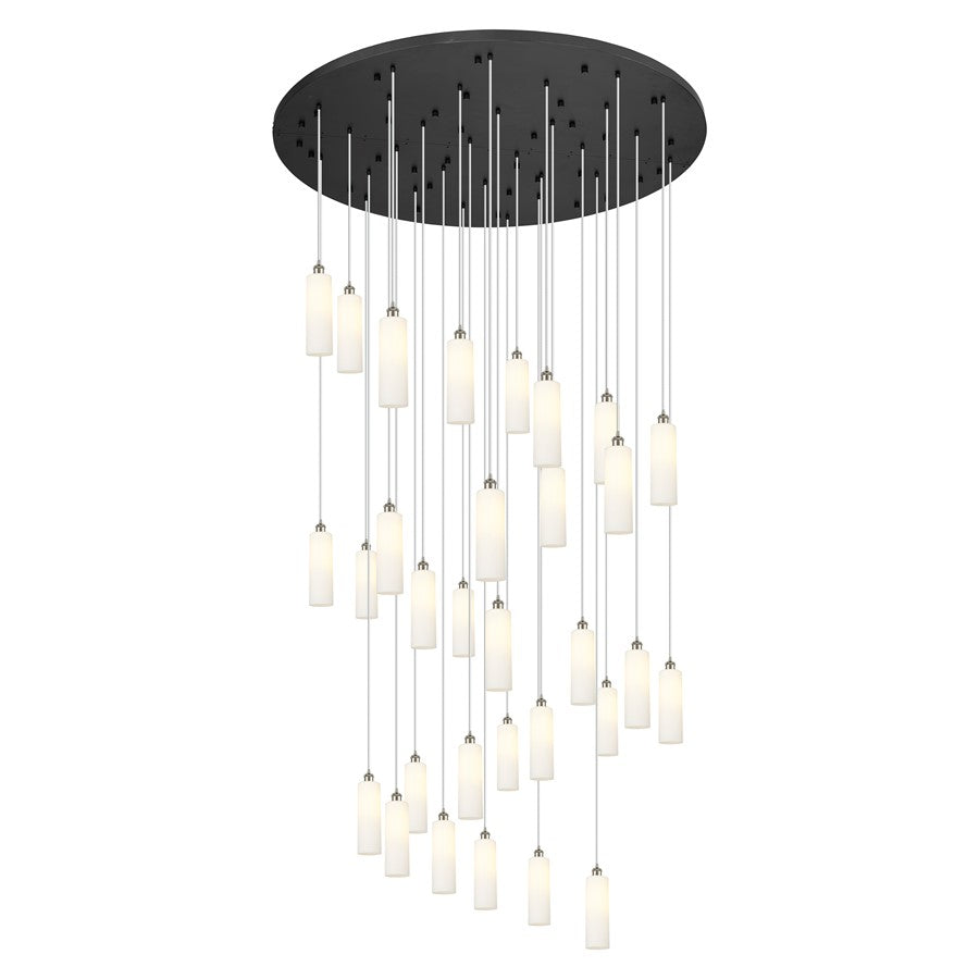 Innovations Crown 31Lt 60" Cord Multi Pend, SN/WH - 160BK-B-31P-SN-G434-12WH